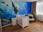 TWF Marbella: ledikant, commode en wandplank, Ophalen, Zo goed als nieuw, Jongetje of Meisje