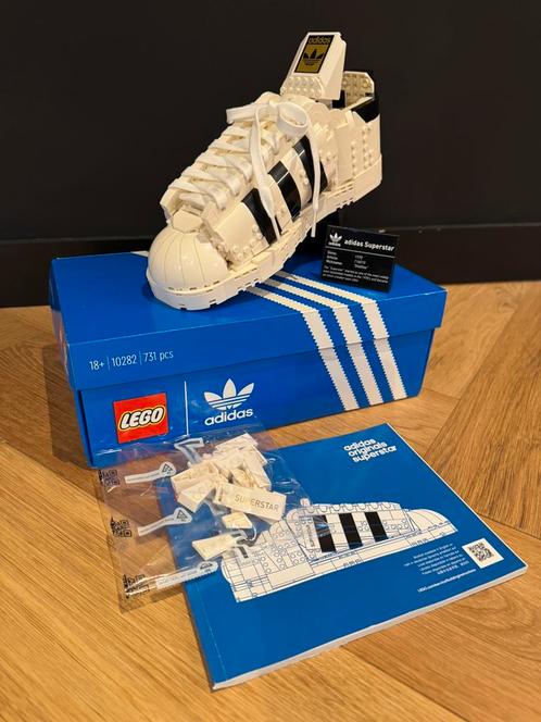 LEGO adidas Originals Superstar (10282) – Unieke Bouwset!, Kinderen en Baby's, Speelgoed | Duplo en Lego, Zo goed als nieuw, Lego