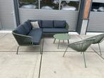Luxe hoekloungeset in goede staat, Tuin en Terras, Tuinsets en Loungesets, 5 zitplaatsen, Kunststof, Gebruikt, .