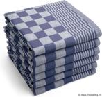 Online Veiling: 144x Prof. Horeca Theedoek 72x Blauw/72x ..., Nieuw