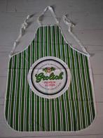 Te koop: Grolsch groen/ wit gestreept keukenschort, cadeau, Ophalen of Verzenden, Zo goed als nieuw, Overige typen, Grolsch
