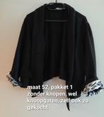 Pakket 1, maat 52, nu afgeprijst, Ophalen of Verzenden, Zo goed als nieuw, Zwart