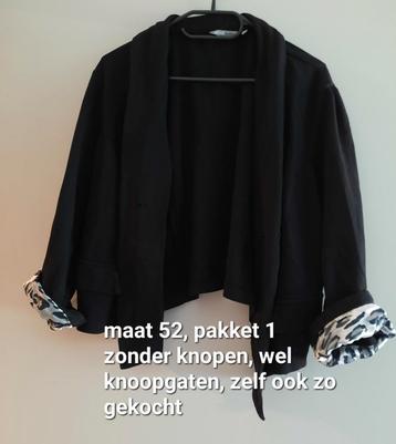 Pakket 1, maat 52, nu afgeprijst beschikbaar voor biedingen