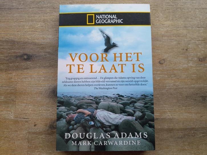 Douglas Adams/ Voor het te laat is (uitstervende dieren), Boeken, Natuur, Zo goed als nieuw, Ophalen of Verzenden