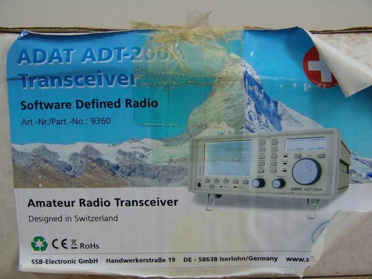 SDR tranceiver ADAT-200A (gemaakt in Zwitserland), Telecommunicatie, Zenders en Ontvangers, Gebruikt, Zender en Ontvanger, Ophalen of Verzenden