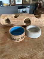 Hamster accessoires drinkbak houten tunnel, Ophalen of Verzenden, Zo goed als nieuw