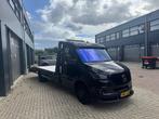 Mercedes-Benz Sprinter 2021 Zwart Autotransporter Oprijwagen, Auto's, Automaat, Diesel, Particulier, Dealer onderhouden