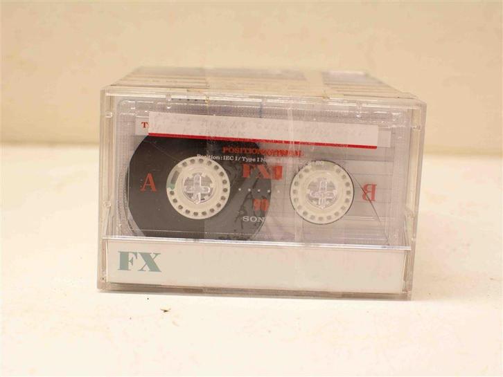 8 Sony cassettebandjes 38132, Cd's en Dvd's, Cassettebandjes, Gebruikt, Overige genres, 1 bandje, Ophalen of Verzenden