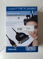Sweex USB naar parallel converter, Ophalen of Verzenden, Nieuw