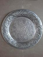 Grote metalen decoratie schaal, Huis en Inrichting, Ophalen of Verzenden, Zo goed als nieuw, Rond, Overige materialen