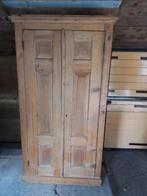 Antiek brocante grenen kledingkast/schoolkast., Antiek en Kunst, Antiek | Meubels | Kasten, Ophalen