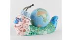 beeld slak Louvio Jeanguenin Vidoni - Lovely World, Antiek en Kunst, Ophalen