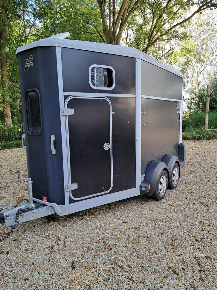 paardentrailer, Dieren en Toebehoren, Paarden en Pony's | Trailers en Aanhangwagens, Gebruikt, 2-paards trailer, Overige materialen