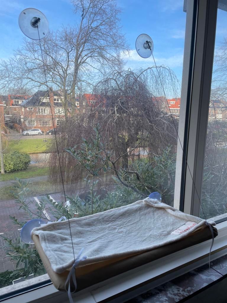Katten hangmat voor aan het raam - tigerfield, Ophalen, Zo goed als nieuw