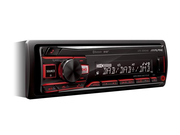 Alpine UTE-204DAB Autoradio Bluetooth, DAB-tuner en USB, Auto diversen, Autoradio's, Nieuw, Ophalen of Verzenden