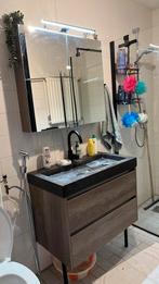 Bathroom sink with drawers and mirror cabinet, Huis en Inrichting, Badkamer | Badkamermeubels, Ophalen, Overige typen, Zo goed als nieuw
