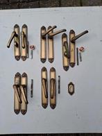 Deurbeslag, Doe-het-zelf en Verbouw, Hang- en Sluitwerk, Ophalen, Gebruikt, Koper of Messing, Klink of Kruk