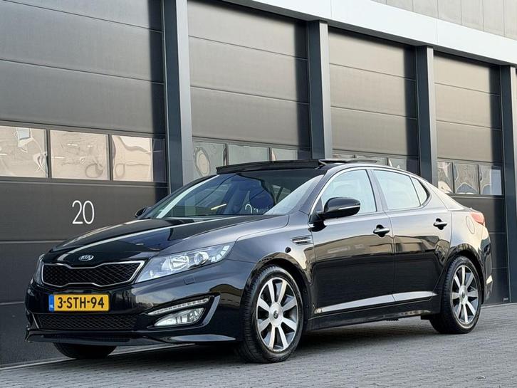 Kia Optima 2.0 CVVT Hybrid Pano Leer Camera (bj 2013), Auto's, Kia, Bedrijf, Te koop, Optima, ABS, Achteruitrijcamera, Airbags