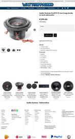 Audio System X10EVO X-ion Longstroke 10 inch subwoofer XION, Auto diversen, Autospeakers, Info@optimount.nl, Nieuw, Ophalen of Verzenden
