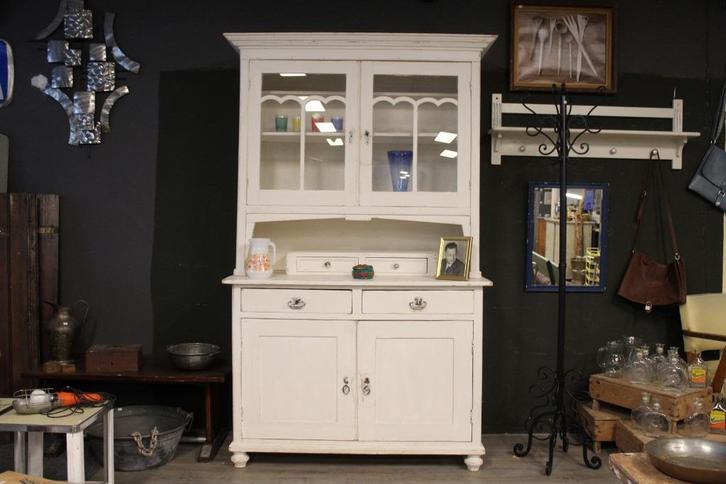 Brocante - Decoratieve landelijke buffetkast!, Huis en Inrichting, Kasten | Buffetkasten, Gebruikt, 200 cm of meer, 100 tot 150 cm