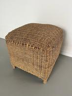 Poef - riet, Huis en Inrichting, Ophalen, Minder dan 50 cm, Vierkant, Nieuw