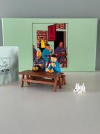 Lunchscène met blauwe lotus - Moulinsart, Verzamelen, Ophalen of Verzenden, Kuifje, Zo goed als nieuw, Beeldje of Figuurtje