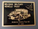 Belgian Military Vehicle Trust Ardenne Victory Tour Bastogne, Verzenden, Landmacht, Nederland