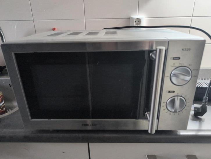 Proline KS20 Magnetron - Goede Staat, Witgoed en Apparatuur, Magnetrons, Gebruikt, Vrijstaand, Magnetron, 45 tot 60 cm, Draaiplateau