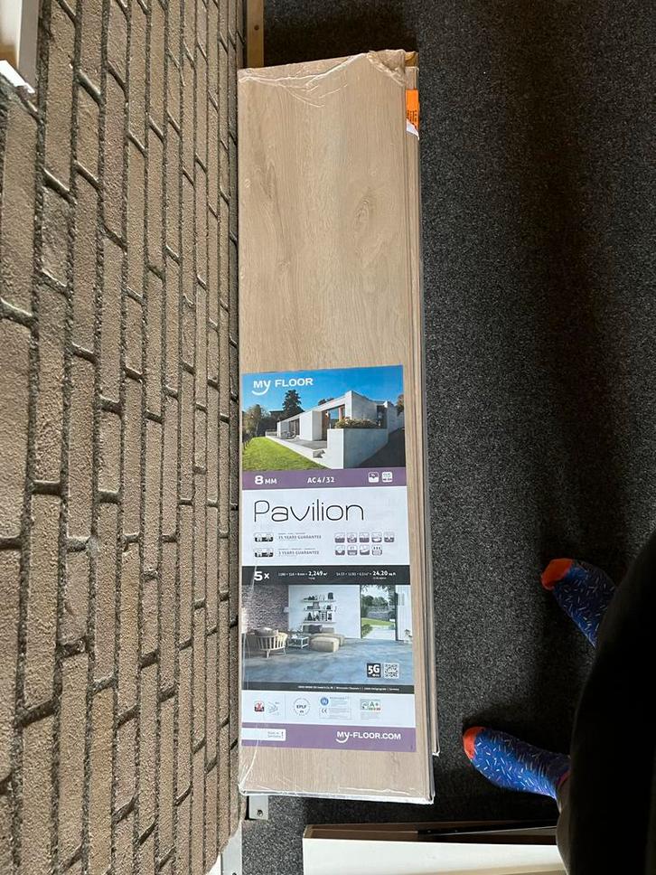 Laminaat - My Floor Pavilion AC4/32 - 3 pakken, Doe-het-zelf en Verbouw, Vloerdelen en Plavuizen, Nieuw, Laminaat, Kunststof, 150 cm of meer