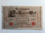 1000 Mark 1910, Duitsland., Postzegels en Munten, Bankbiljetten | Europa | Niet-Eurobiljetten, Los biljet, Duitsland, Verzenden