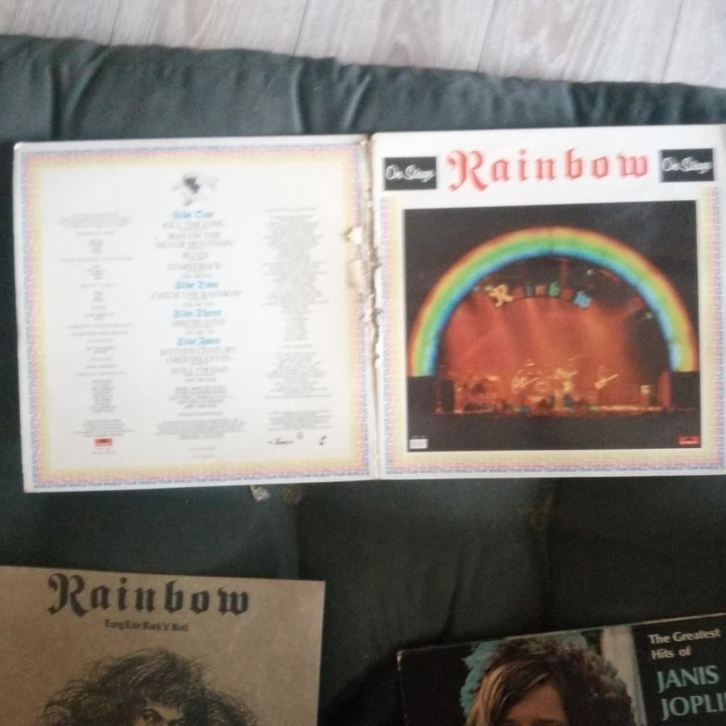 Rainbow - On Stage - Dubbel LP Ronnie James Dio, Ophalen of Verzenden, Gebruikt