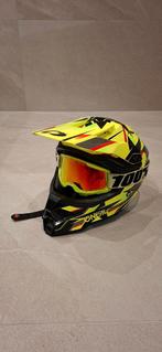 Crosshelm O'neal maat L + 100% crossbril, L, Tweedehands, Ophalen, Overige merken