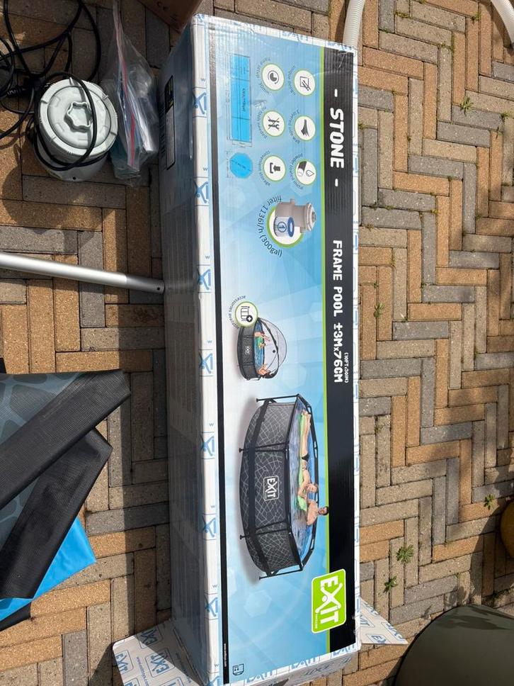 Zwembad Exit 300x76, Tuin en Terras, Zwembaden, Zo goed als nieuw, Minder dan 80 cm, 200 tot 400 cm, 300 cm of meer, Rond, Ophalen of Verzenden
