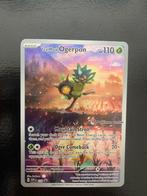 Teal mask ogerpon svp123 pokemon center stamped promo, Ophalen of Verzenden, Zo goed als nieuw, Losse kaart