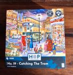 Hop Catching the tram puzzel 1000 stukjes, Hobby en Vrije tijd, Denksport en Puzzels, Ophalen of Verzenden, 500 t/m 1500 stukjes