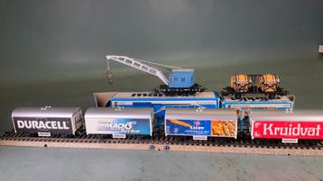 Marklin ho 6 stuks goederenwagons in nieuwstaat. beschikbaar voor biedingen