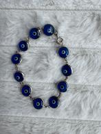 Zilveren boze oog armband, Ophalen of Verzenden, Zo goed als nieuw, Zilver