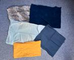 5 stuks sierkussen hoezen - Loods5, Ophalen of Verzenden, Zo goed als nieuw, Overige kleuren, Overige vormen