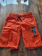 1x gedragen,  oranje korte broek maat 104, Broek, Kiki Koko, Ophalen of Verzenden, Zo goed als nieuw