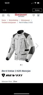 Rev'it voltiac 3 h2o motorjas Maat L, Ophalen, Tweedehands, Jas | textiel