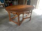 Ovalen hangoor tafel van massisef grenen, Ophalen, Gebruikt, 100 tot 150 cm, 50 tot 100 cm