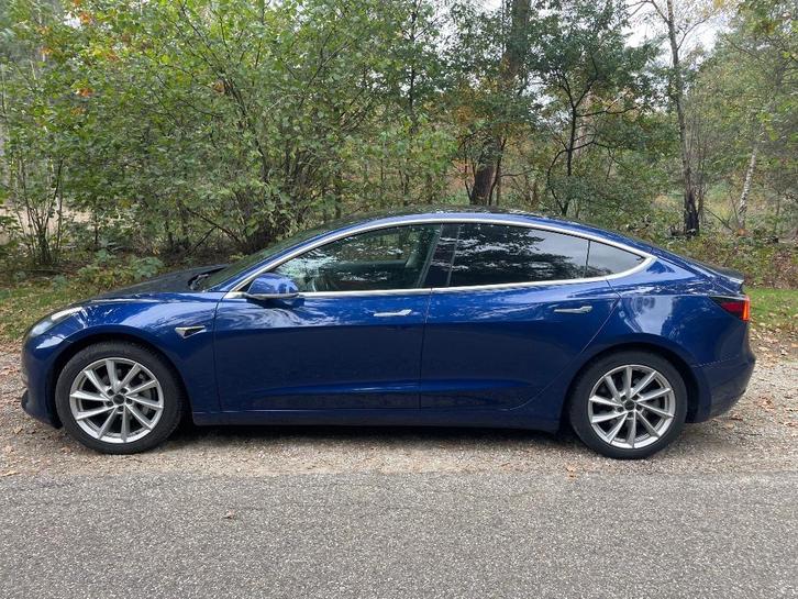 Tesla Model 3 2019 Blauw Long Range Dual Motor, Auto's, Tesla, Particulier, Model 3, 360° camera, 4x4, ABS, Achteruitrijcamera