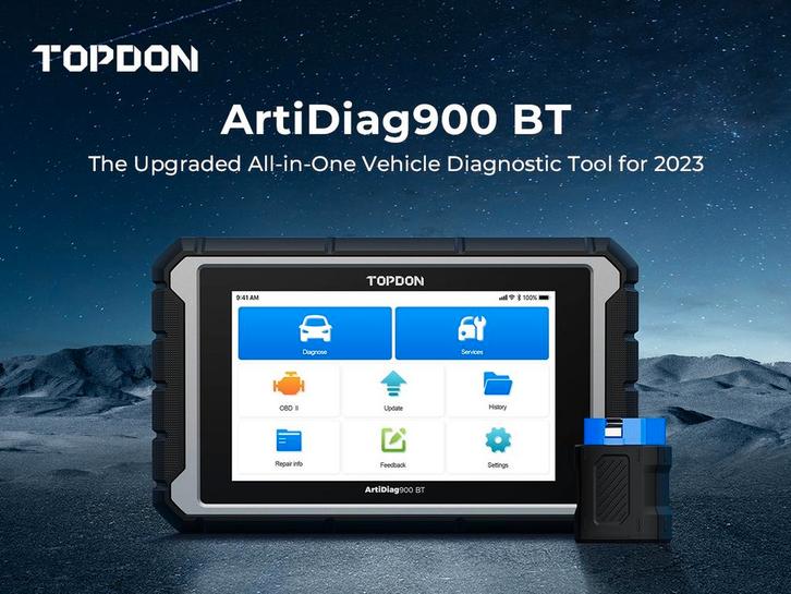 Topdon AD900BT Bluetooth Diagnose Auto Reset tool OBD EOBD, Auto diversen, Autogereedschap, Nieuw, Ophalen of Verzenden
