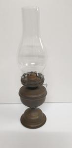 1878) Messing asbak tafel olielamp, Antiek en Kunst, Ophalen of Verzenden