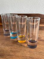 4 Crisa Libby tumbler shotglaasjes, vintage, Ophalen of Verzenden, Zo goed als nieuw, Borrel- of Shotglas