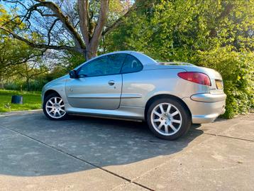 Peugeot 206 1.6 16V CC 2004 Grijs Roland Garros beschikbaar voor biedingen