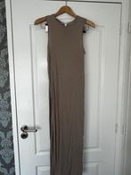 H&M hemd jurk midi beige maat S nieuw, H&M, Beige, Nieuw, Ophalen of Verzenden