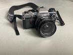 Olympus OM 10 vintage  camera , motorwinder en groothoeklens, Audio, Tv en Foto, Fotocamera's Analoog, Verzenden, Gebruikt, Spiegelreflex