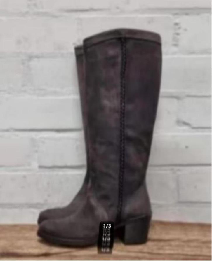 Antonio Moretto - Hoge leren laarzen maat 37 - Nieuw €169, Kleding | Dames, Schoenen, Nieuw, Hoge laarzen, Ophalen of Verzenden