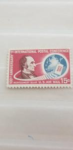 3570 usa montgomery blair 15c airmail 1963, Postzegels en Munten, Postzegels | Amerika, Verzenden, Noord-Amerika